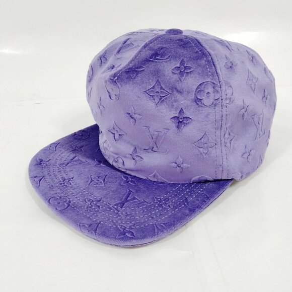 Louis Vuitton Cap Purple Polyester 499-082025 - Picture 1 of 9